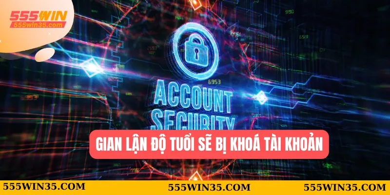555WIN 43 Gian lận độ tuổi sẽ bị khoá tài khoản